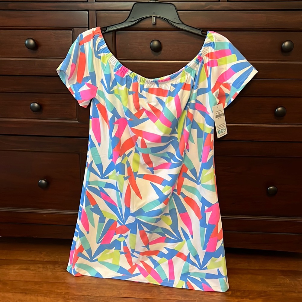 Brand New with Tags, never worn Mahi Gold Rae off the shoulder dress